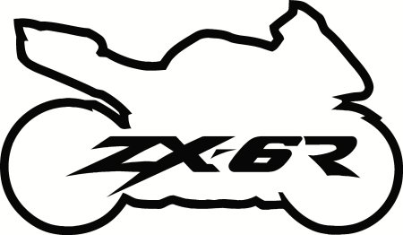Kawasaki zx6r logo