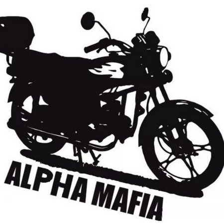 Эмблема Альфа мопед