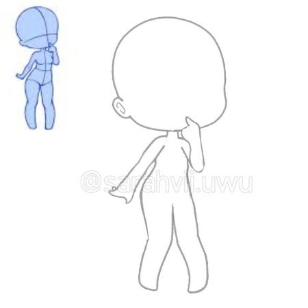 Позы для рисунков гача