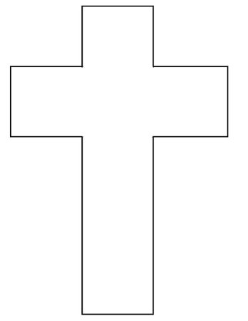 Трафарет рисунок крестов (44 фото)