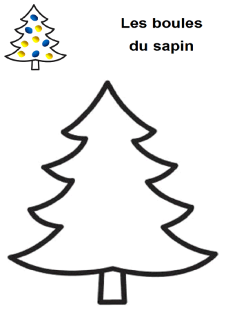 Елочка трафарет