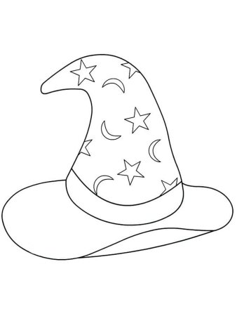 Шапка ведьмы вектор