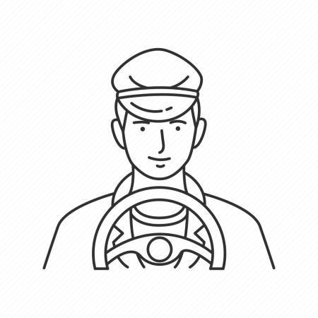 Водитель рисунок