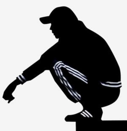 Гопник силуэт
