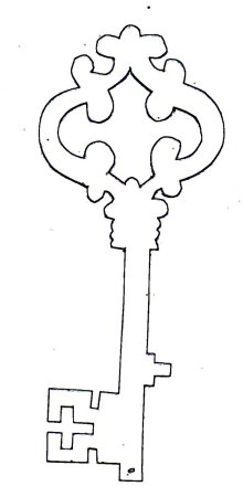 Трафарет рисунок ключа (42 фото)