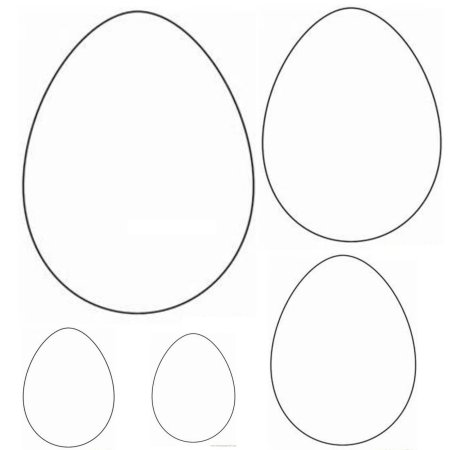 Трафарет яйцо рисунок (45 фото)