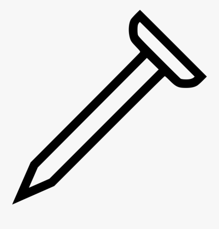 Нарисовать гвоздь