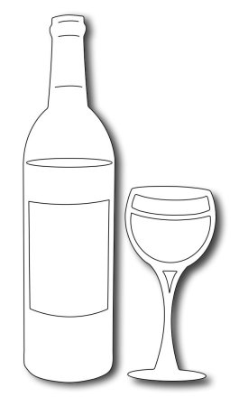 Бутылка нарисованная