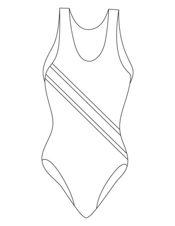 Купальник рисунок