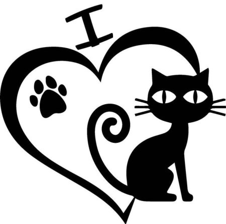 Трафареты с котами