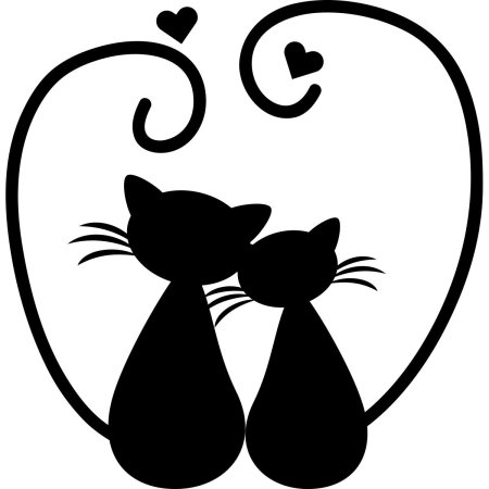 Силуэт кошки