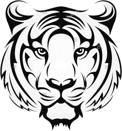 Тату трайбл тигр эскизы