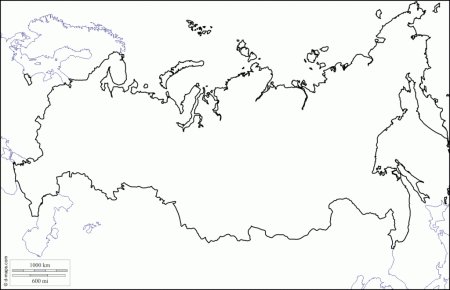 Контур полуострова Крым