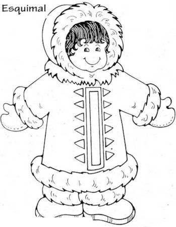 Раскраска шуба