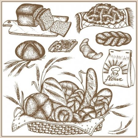 Хлеб эскиз