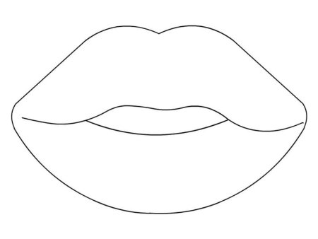 Губы раскраска