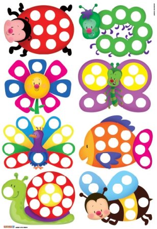 Пластилиновые заплатки для детей 2-3 лет