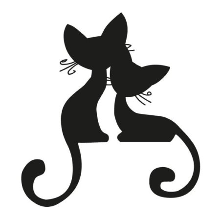 Трафареты кошек для декора