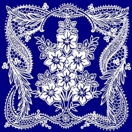 Трафарет кружева