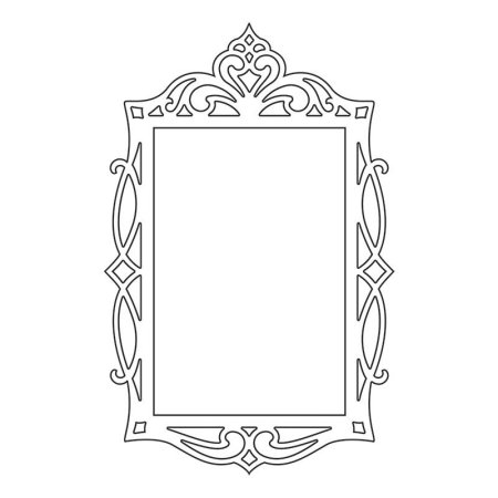 Зеркало раскраска