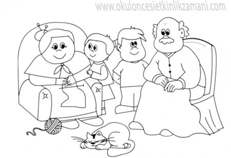 Бабушка и дедушка черно белые
