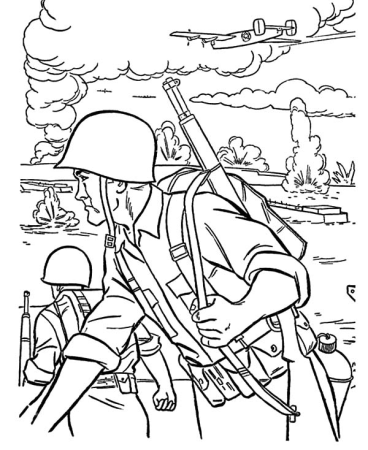 Военная форма раскраска