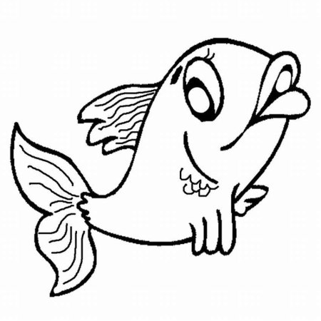 Трафарет рыба рисунок (48 фото)