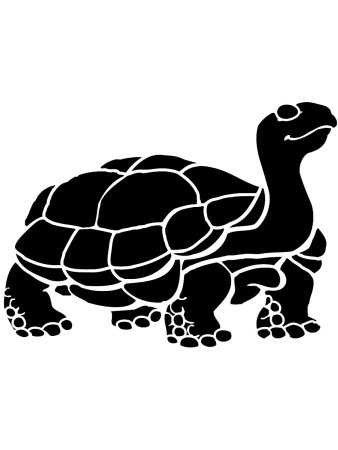 Силуэт черепахи