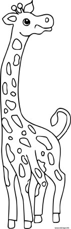Рисунок жирафа