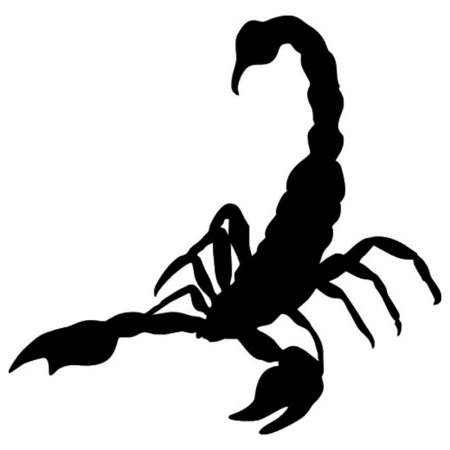 Скорпион силуэт