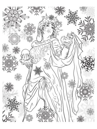 Раскраска "Холодное сердце"