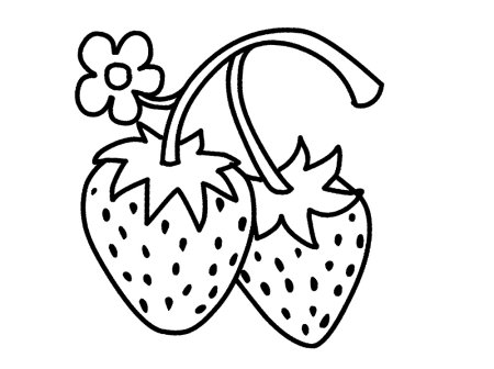 Раскраска "ягоды"