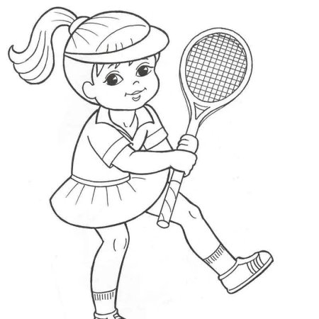 Спорт. Раскраска