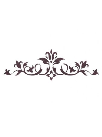 Трафареты узоров для стен