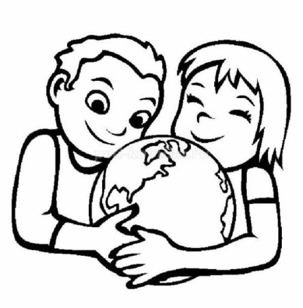 День доброты раскраски для детей