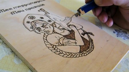 Простые рисунки для выжигания