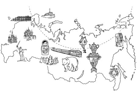 Россия раскрасскадля детей
