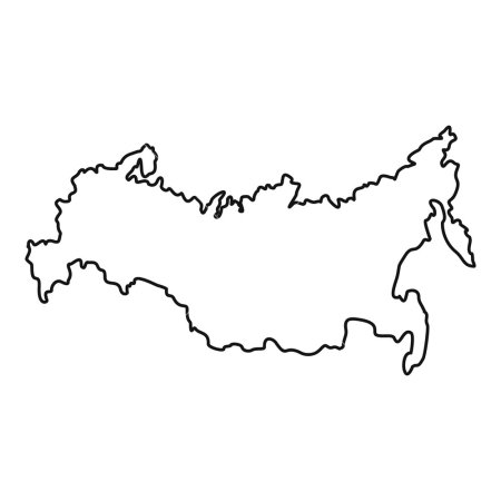 Контур границ России