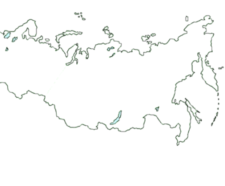 Контур России для детей