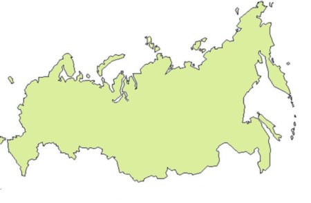 Карта России разукрашка