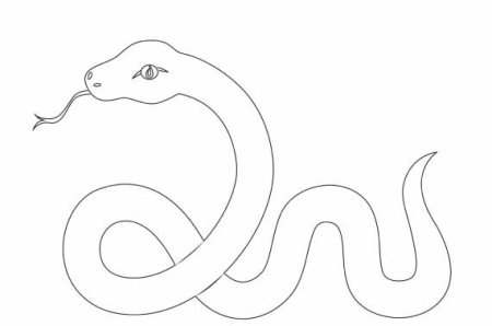 Трафарет рисунок змеи (46 фото)