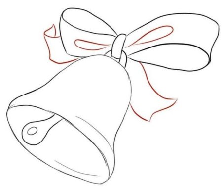 Колокольчик рисунок