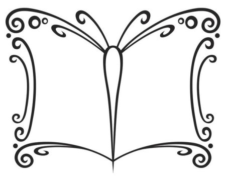 Графическое изображение открытой книги