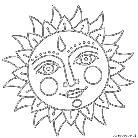 Раскраска Масленица для детей