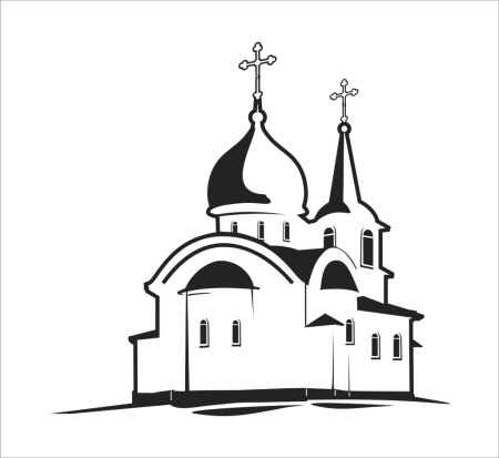 Церковь силуэт