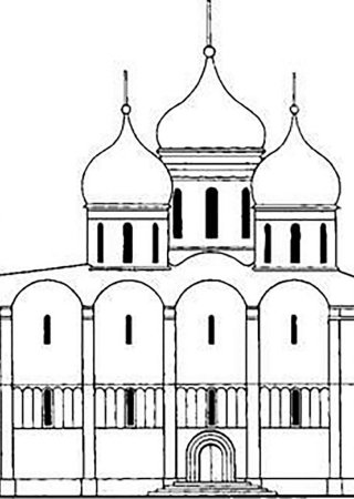 Успенский собор Владимир скетч