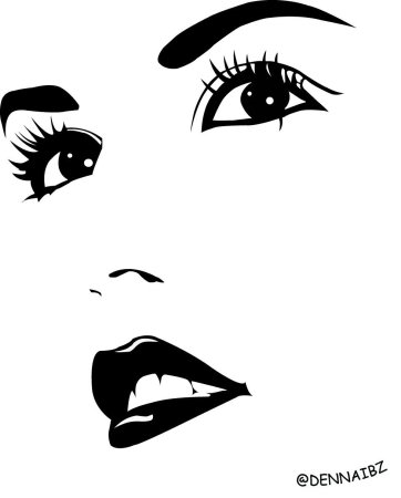 Face Chart шаблон