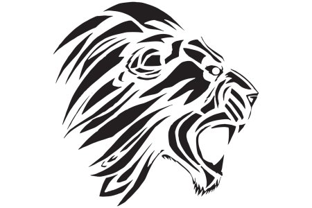 Тату Лев трайбл