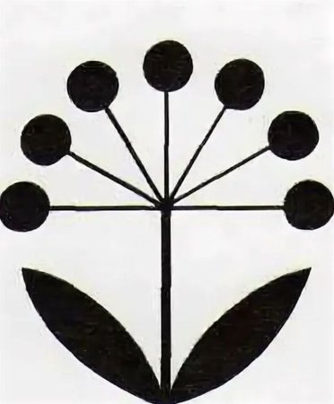 Трафарет цветок курая рисунок (49 фото)