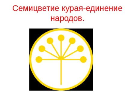 Символ Башкирии цветок курая